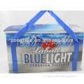 Blue light promotion pp woven cooler bags